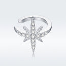 925 Sterling Silver Plated Platinum Pavé Setting CZ Earrings for Women-3