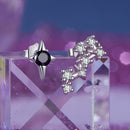 925 Sterling Silver White Gold Plated Star & Constellation Earrings for Women-4