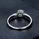 925 Sterling Silver Moissanite Ring 0.6 Carat Size 6 for Women-1
