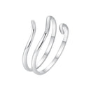 925 Sterling Silver Oxidized Silver Adjustable Ring for Men-1