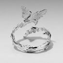 925 Sterling Silver White Gold Plated Rings-4