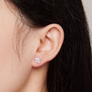 925 Sterling Silver Opal Nanometer Stone Enamel Earrings for Women-8