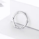925 Sterling Silver Ring with Pavé Setting CZ - Size 6.0-3