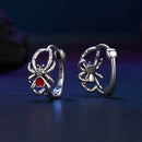 925 Sterling Silver Earrings with Pavé Setting CZ and Enamel Process-6