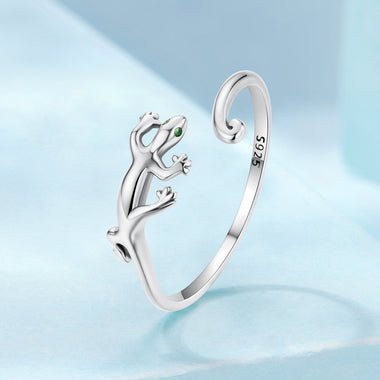 925 Sterling Silver Oxidized Pavé Setting CZ Ring - 0