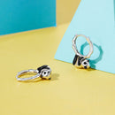 S925 Sterling Silver Enamel Earrings for Women-7