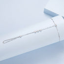 925 Sterling Silver White Gold Plated Adjustable Bracelet for Women-4