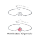 925 Sterling Silver Bracelet 150mm with CZ and Resin-3