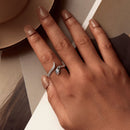 925 Sterling Silver Pavé Setting CZ Ring-5