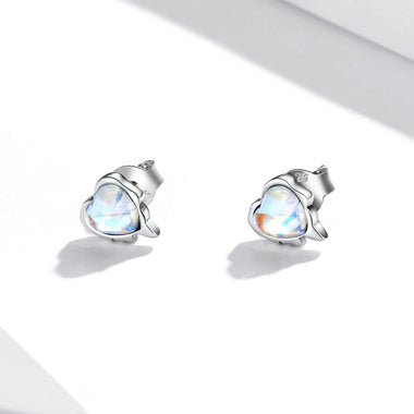 925 Sterling Silver Moonstone Earrings for Women - 0