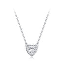 925 Sterling Silver 4mm 0.245ct Moissanite Necklace for Women-2