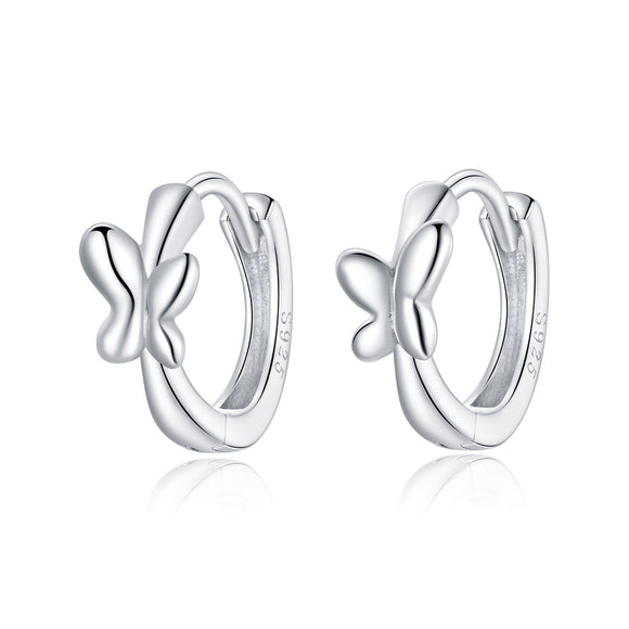 925 Sterling Silver Plated Platinum Earrings for Women