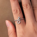 925 Sterling Silver Oxidized Silver 0.16 cm Ring-4