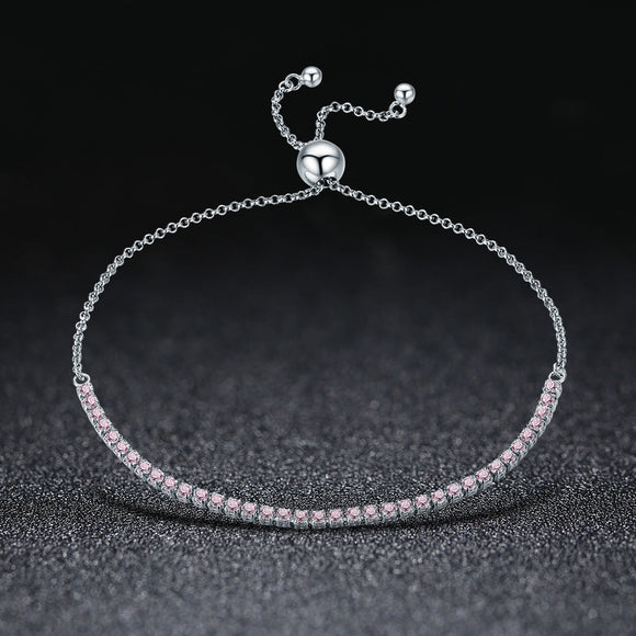925 Sterling Silver Bracelet 27cm for Women