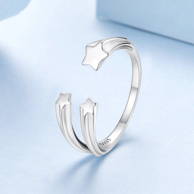 925 Sterling Silver Ring with Oxidized Finish - Width 0.15-0.8cm for Women - 0