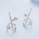 925 Sterling Silver Oxidized Silver Earrings-5