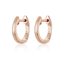 925 Sterling Silver Plated Black Gold Earrings for Women-4