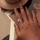925 Sterling Silver Enamel Pavé CZ Ring for Women-9