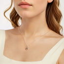 925 Sterling Silver Plated White Gold Necklace 40+5cm with 1.8*1.0cm Pendant for Women-7