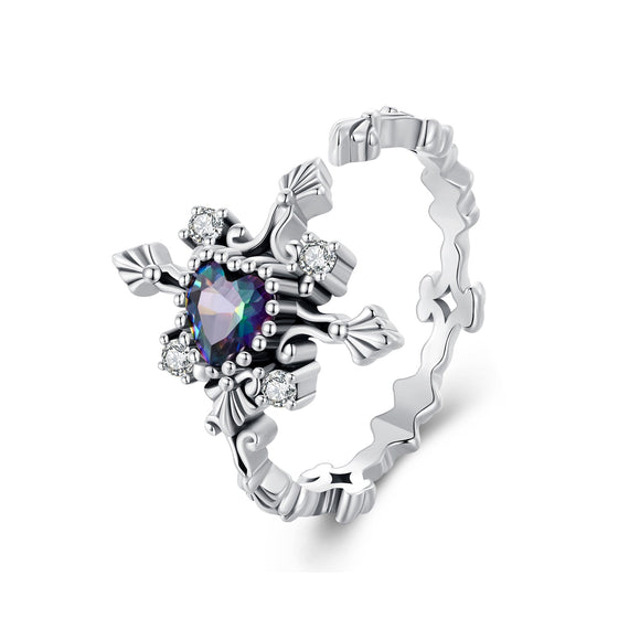925 Sterling Silver Pavé Setting CZ Ring for Women