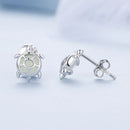 925 Sterling Silver Luminous Stone Earrings-7