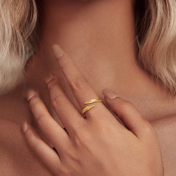 S925 Sterling Silver Gold Plated 0.16cm Ring