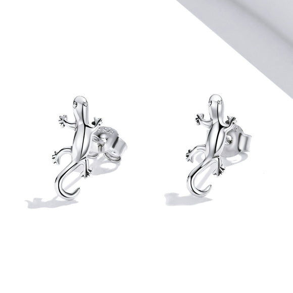925 Sterling Silver Earrings 1.3*0.6cm for Women