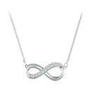 925 Sterling Silver Moissanite 1.5mm Necklace 400+50mm for Women-2