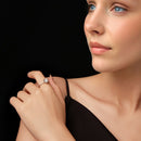925 Sterling Silver Moissanite Ring 1ct Size 6 White Gold Plated for Women-7