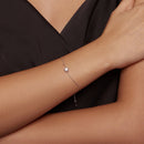 S925 Sterling Silver Moissanite Bracelet 15+3cm for Women-7