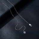 925 Sterling Silver Moissanite Pendant Necklace for Women - 45cm-7