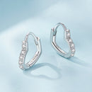925 Sterling Silver Earrings with Pavé Setting CZ for Women-7