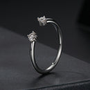 925 Sterling Silver Moissanite Ring Size E for Women-5