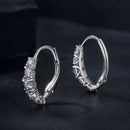 925 Sterling Silver Moissanite Earrings 13*4mm for Women-4