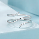 925 Sterling Silver Oxidized Silver Adjustable Ring for Men-4