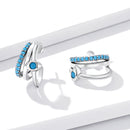 925 Sterling Silver High Quality Turquoise Earrings-7