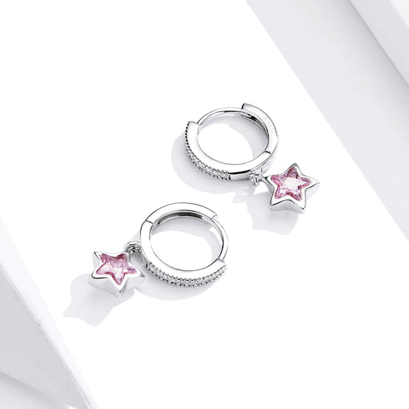 925 Sterling Silver Earrings with Pavé Setting CZ for Women