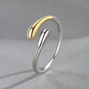 925 Sterling Silver & Plated Gold & Plated White Gold Rings-2