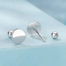 925 Sterling Silver + White Gold Plated Earrings-3