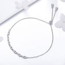 925 Sterling Silver Bracelet 22cm for Women-3