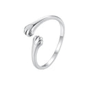 925 Sterling Silver Oxidized 1.6mm Ring-2