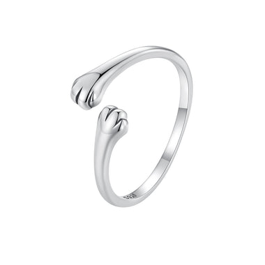 925 Sterling Silver Oxidized 1.6mm Ring - 0