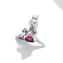 925 Sterling Silver Oxidized Pavé Setting CZ Earrings-2