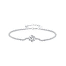 925 Sterling Silver 1 Carat Moissanite Bracelet for Women-1