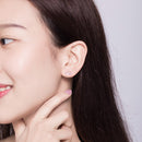 925 Sterling Silver Earrings for Women, 0.5-0.6cm, Bone and Dog Design, Platinum Plated-6