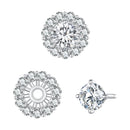925 Sterling Silver 0.5 Carat Moissanite Earrings for Women-2