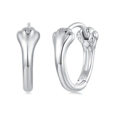 925 Sterling Silver Plated White Gold Earrings for Women