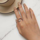 925 Sterling Silver Enamel Process 1.8mm CZ Ring for Women-9