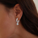 S925 Sterling Silver 0.50 Carat Moissanite Earrings for Women-7