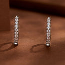 S925 Sterling Silver 2.0mm Moissanite Earrings for Women-2